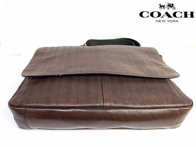 美品 送料無料 コーチ メンズ COACH レザー ショルダー バッグ 美品 送料無料 コーチ メンズ COACH レザー ショルダー バッグ