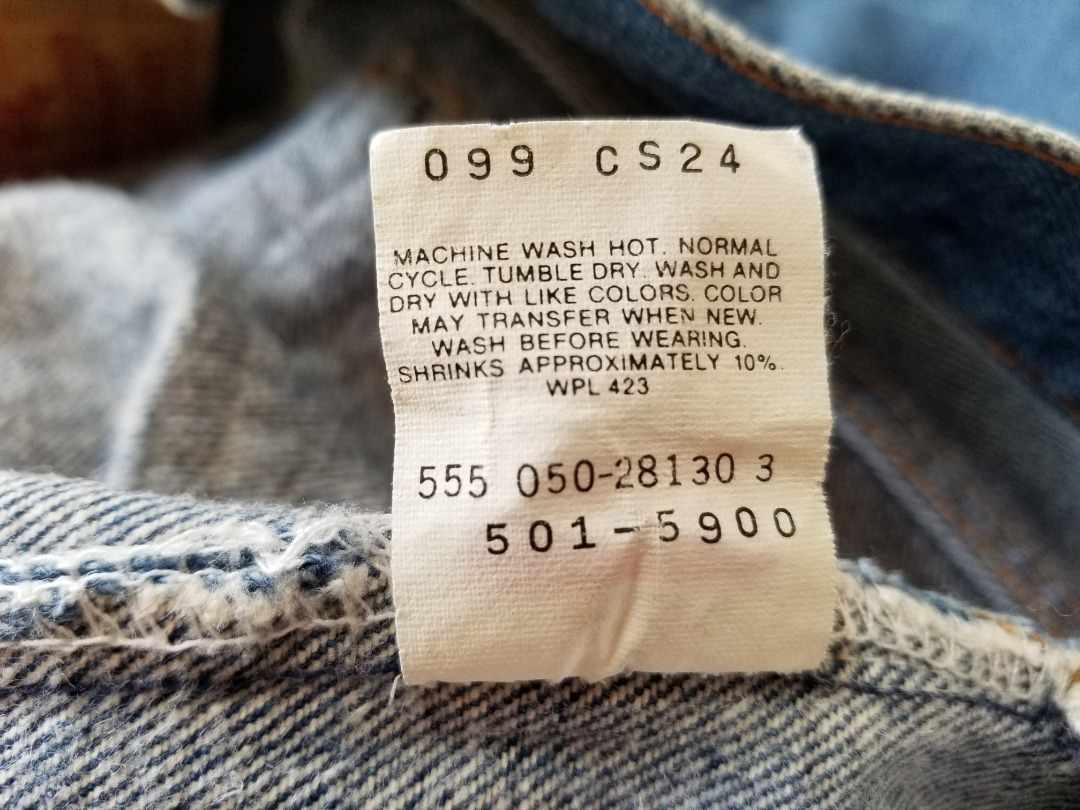 良い色落ち ~90s USA製 levi's リーバイス 501xx バレンシア工場製 w31 ヒゲ落ち アメリカ製 555 // アメカジ ビンテージジーンズ_画像10