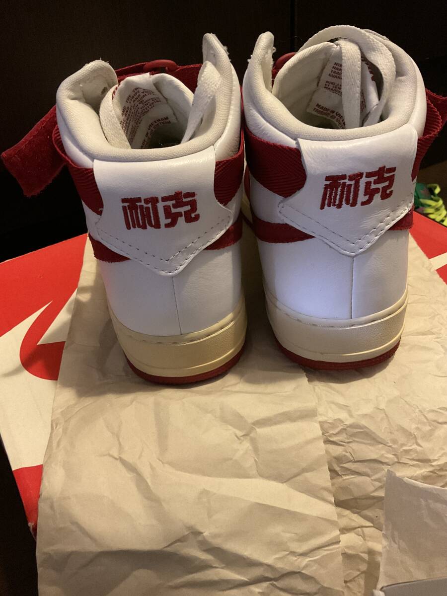 AIR FORCE1 HI エアフォース1 赤/白 RED/WHITE 43546-100 耐克 AIR FORCE1 HI エアフォース1 赤/白 RED/WHITE 43546-100 耐克