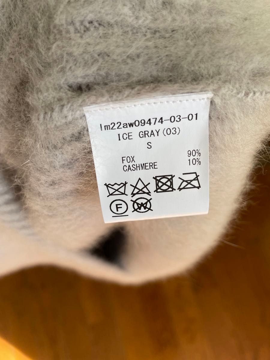 LIDNM FOX CASHMERE KNIT / ICE GRAY|Yahoo!フリマ(旧PayPay LIDNM FOX CASHMERE KNIT / ICE GRAY|Yahoo!フリマ(旧PayPay
