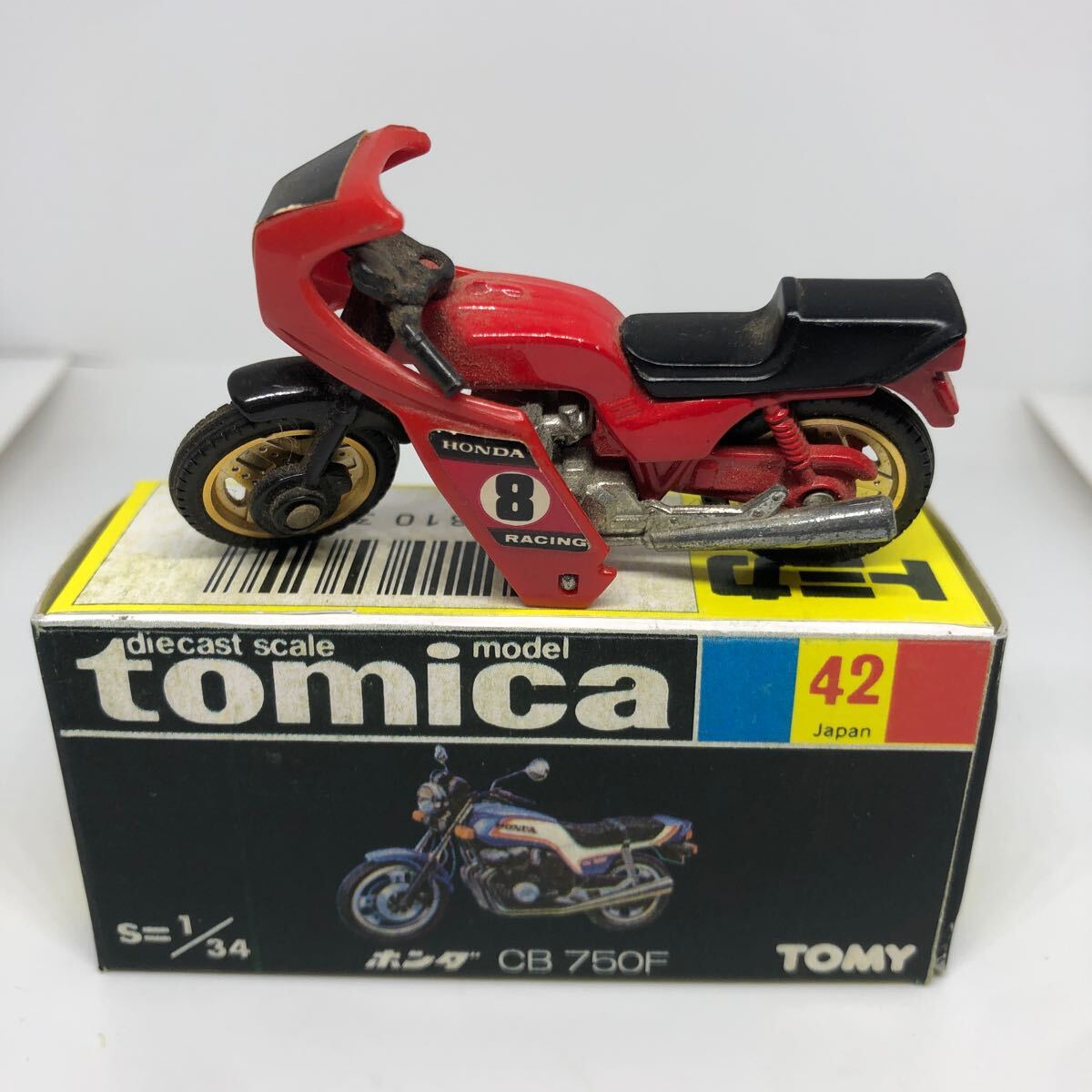 Yahoo!オークション - トミカ 日本製 黒箱 42 ホンダ CB750F Yahoo!オークション - トミカ 日本製 黒箱 42 ホンダ CB750F