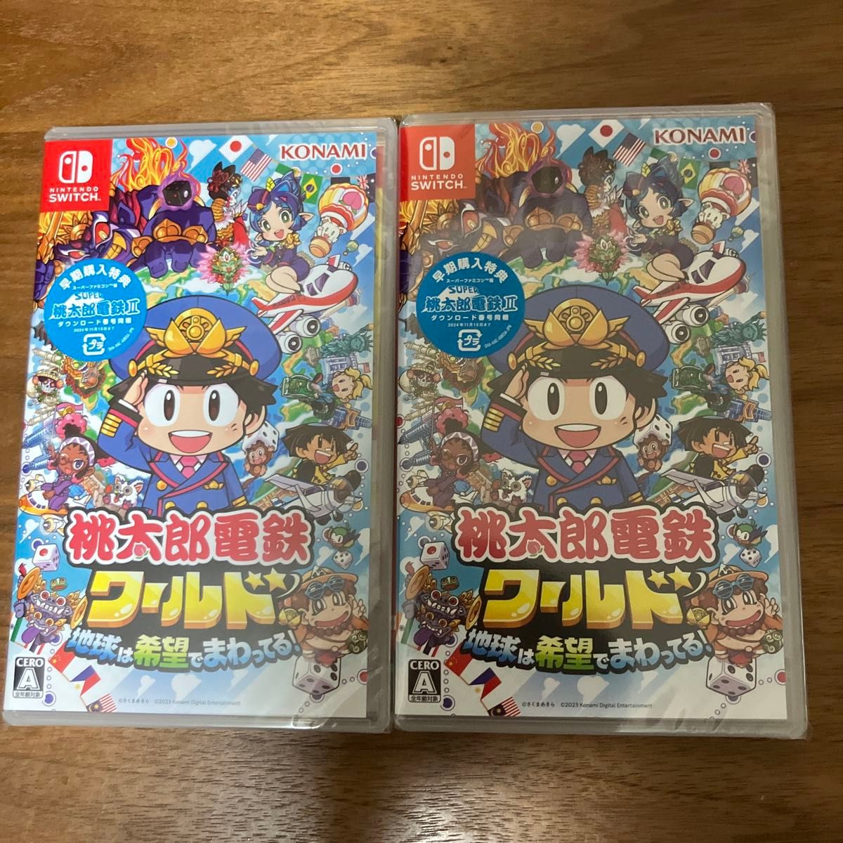 ★新品未開封 【Switch】 桃太郎電鉄ワールド ~地球は希望でまわってる! ~ 2個