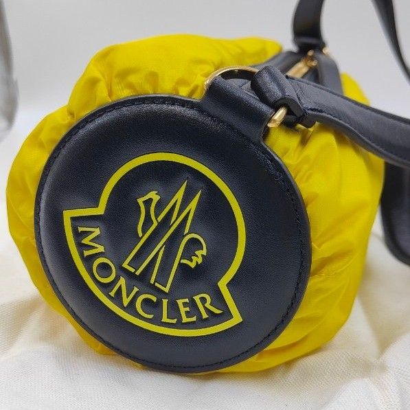 【MONCLER】23SS KEONI ロゴパッチ バレルショルダー レアカラー】モンクレール ショルダーバッグ クロスボディバッグ