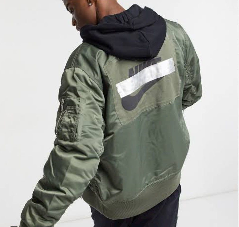 NIKE ナイキ NSW PUNK 3D LOGO BOMBER JACKET ロゴ ボンバー NIKE ナイキ NSW PUNK 3D LOGO BOMBER JACKET ロゴ ボンバー