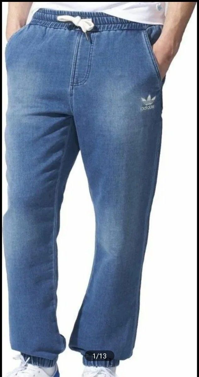 adidas アディダス DENIM FT PANTS ストレッチ デニム フレンチ adidas アディダス DENIM FT PANTS ストレッチ デニム フレンチ