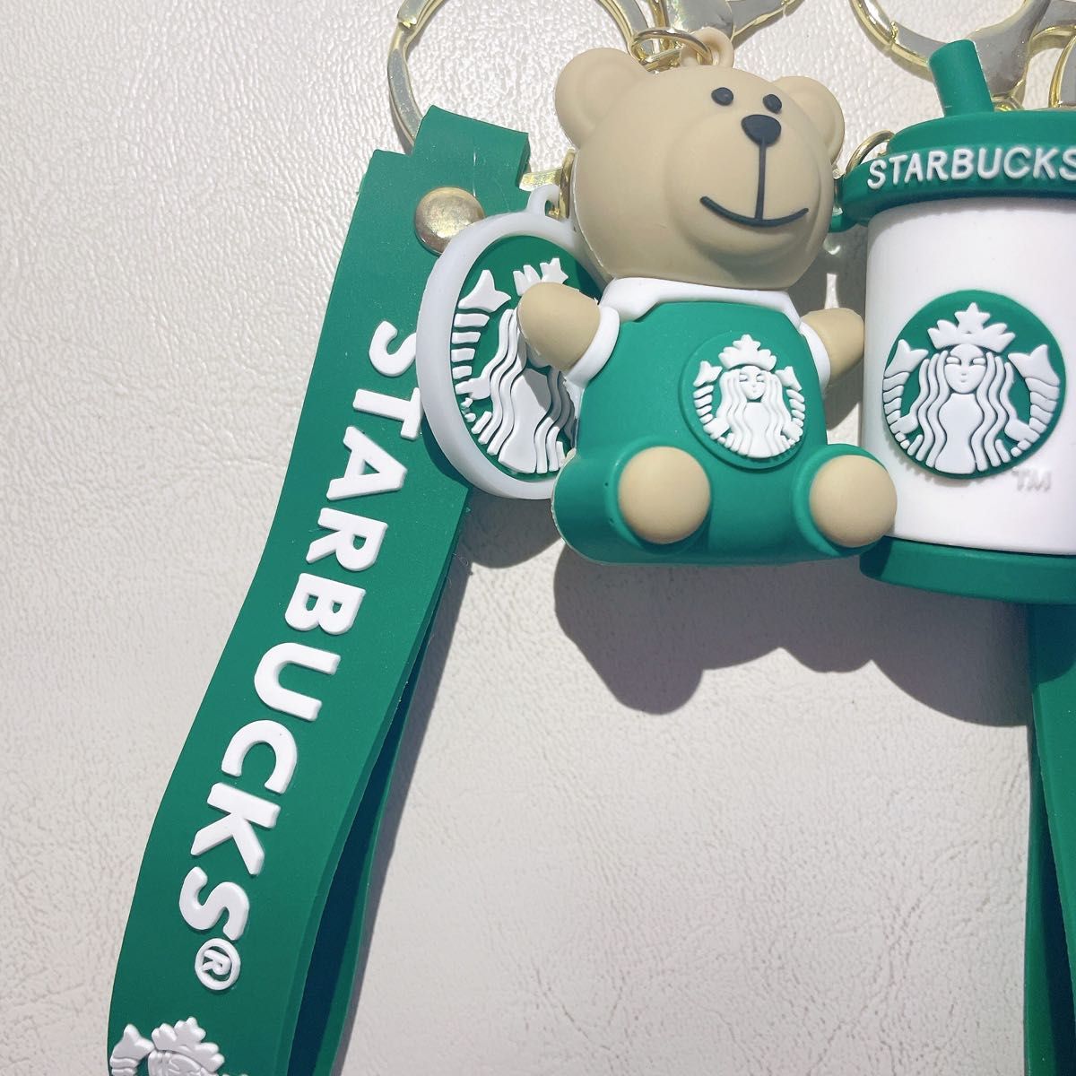 北米限定★ミステリーStarbucksミニフラペチーノ型キーリング 新品 2点セット セット スタバ スターバックス Starbucks