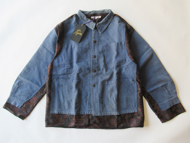 2024 REBUILD by NEEDLES Euro Work Jacket - Covered Jacket 2024 REBUILD by NEEDLES Euro Work Jacket - Covered Jacket