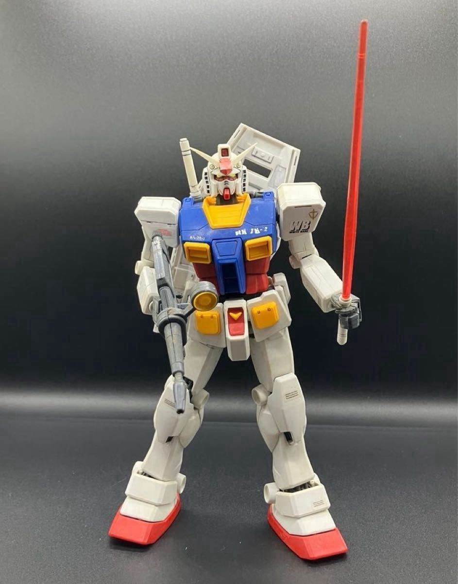 希少ガンプラ】MG RX-78-2 ガンダム2号機 1/100スケール+フル 希少ガンプラ】MG RX-78-2 ガンダム2号機 1/100スケール+フル