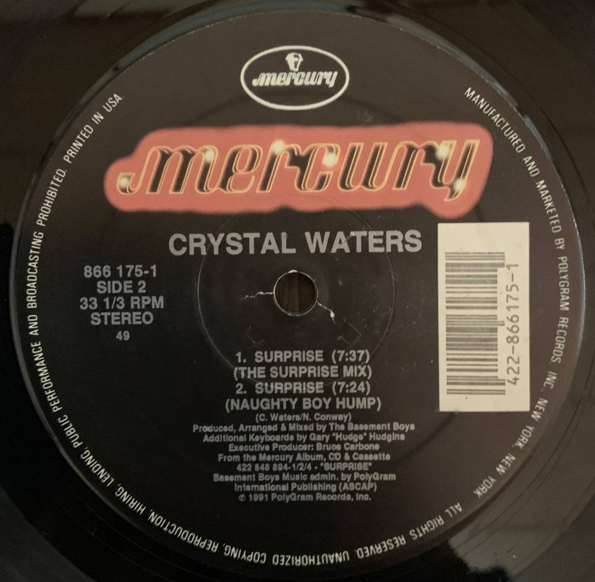 91'HOUSE / SURPRISE / Crystal Waters US盤_画像2