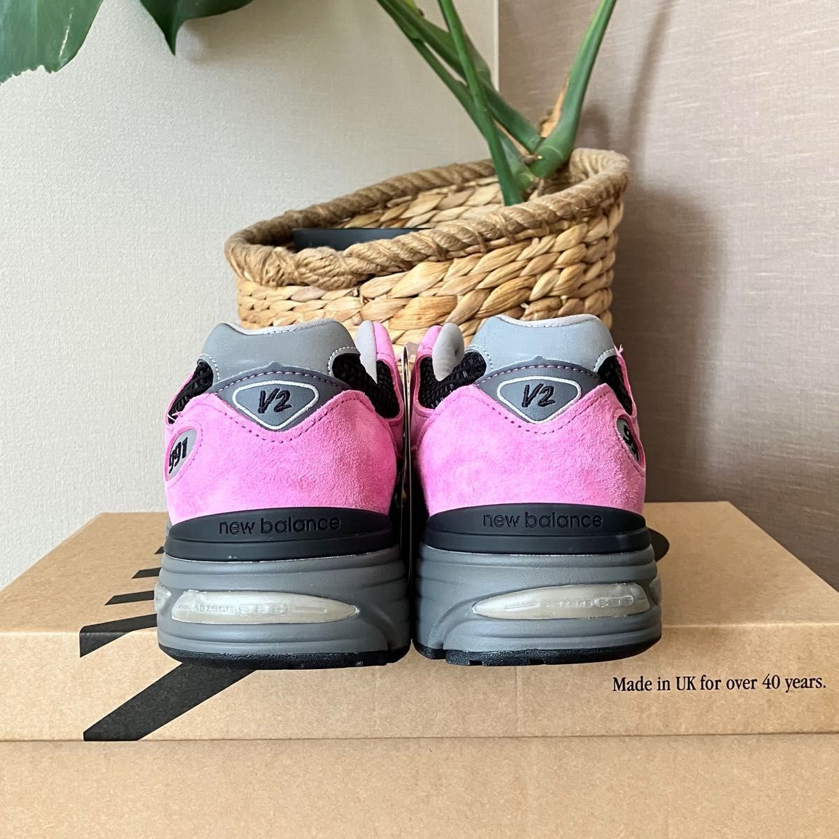 New Balance 991V2 Black/Pink ニューバランス 991V2 ブラック New Balance 991V2 Black/Pink ニューバランス 991V2 ブラック