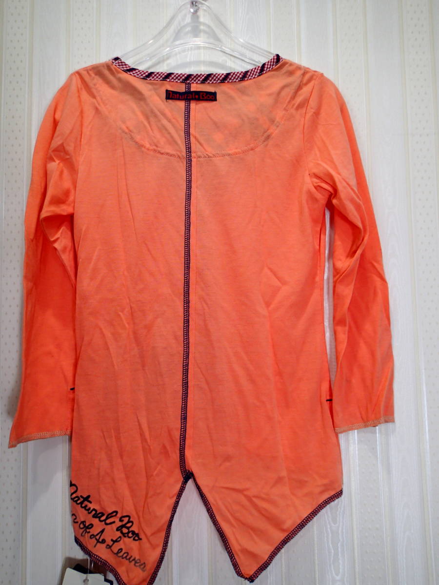  half-price price cut * Boo Foo Woo b Lee z Junk store /BOO FOO WOO 110.* unused goods / long sleeve cardigan ( thin * front snap-button ))t946
