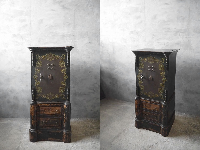 античный Франция JOAOUIM PEIXOTO SEGURO сейф Portugal шкаф грудь подставка box магазин инвентарь