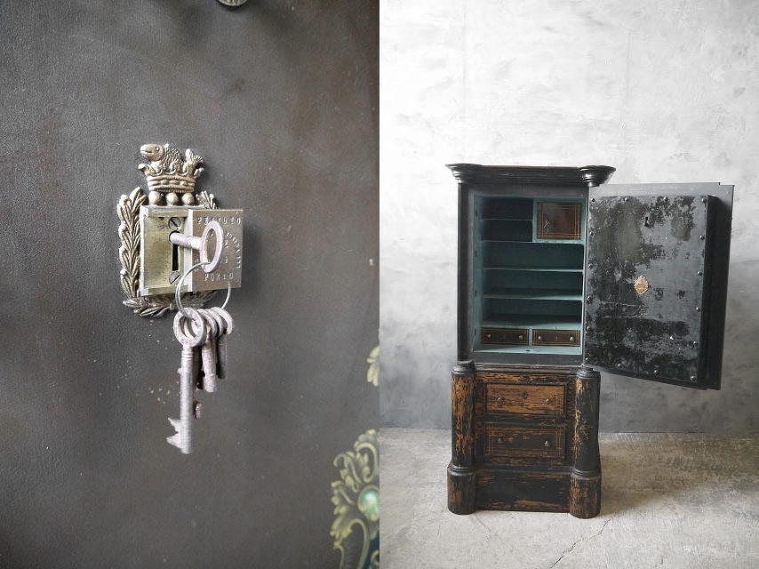 античный Франция JOAOUIM PEIXOTO SEGURO сейф Portugal шкаф грудь подставка box магазин инвентарь