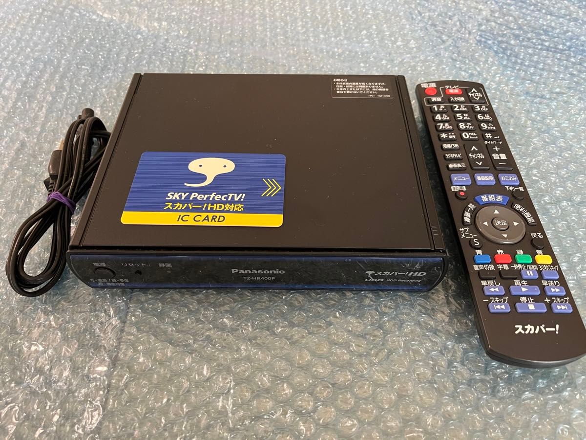 未ペアリング スカパープレミアムサービスチューナー TZ-HR400P 未ペアリング スカパープレミアムサービスチューナー TZ-HR400P