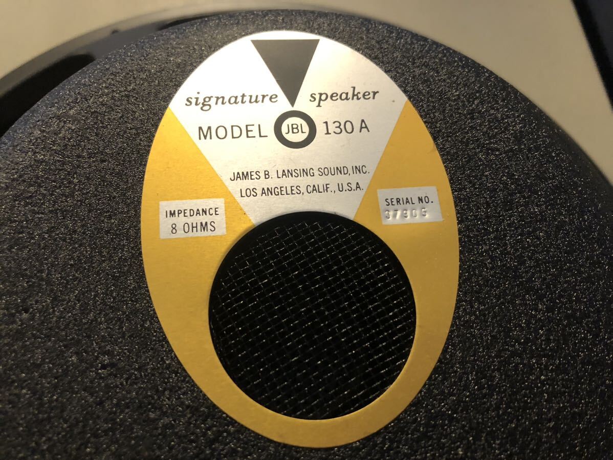 動作品外し JBL 130A コーン型ウーファー ユニット スピーカー 動作品外し JBL 130A コーン型ウーファー ユニット スピーカー