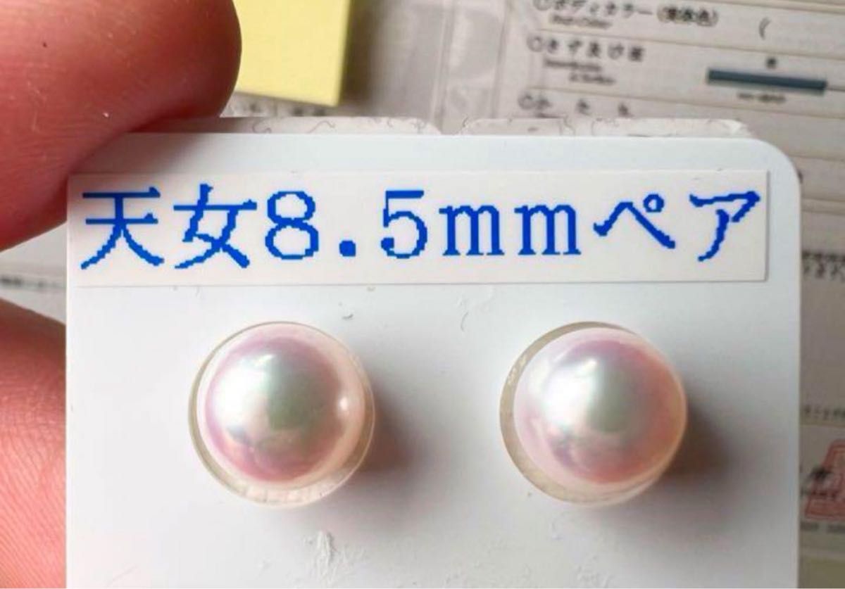 伊勢志摩 英虞湾産 あこや真珠オーロラ天女8 5mm ホワイト虹 伊勢志摩 英虞湾産 あこや真珠オーロラ天女8 5mm ホワイト虹