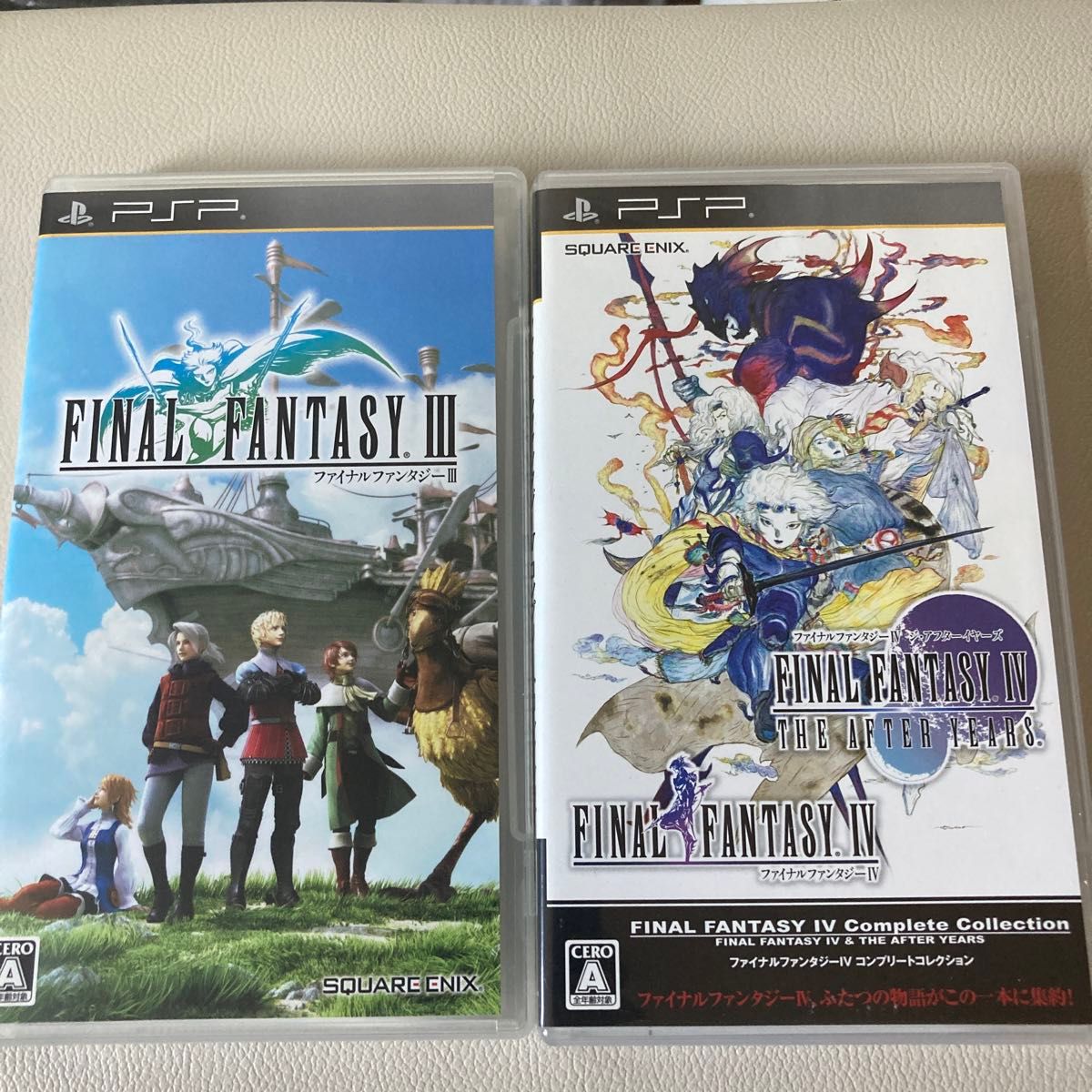 PSP ファンタジー3 ファイナルファンタジー4 コンプリート PSP ファンタジー3 ファイナルファンタジー4 コンプリート