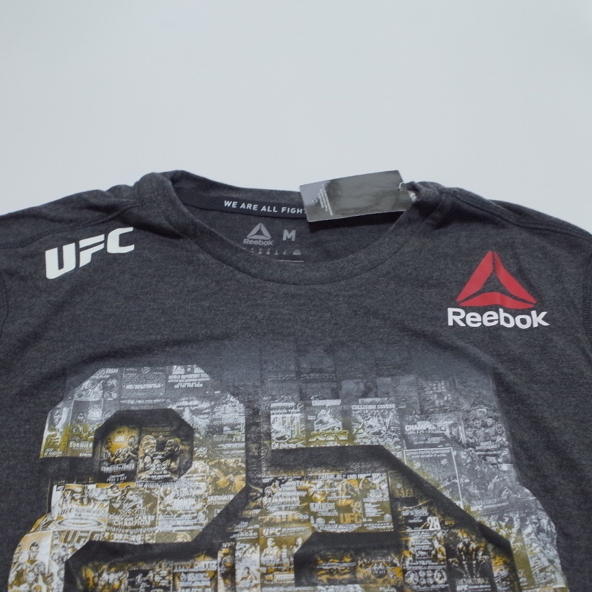 送料無料 UFC Reebok オフィシャル 25th 記念 Anniversary ワークアウト ジャージ Tシャツ 新品未使用 No.3