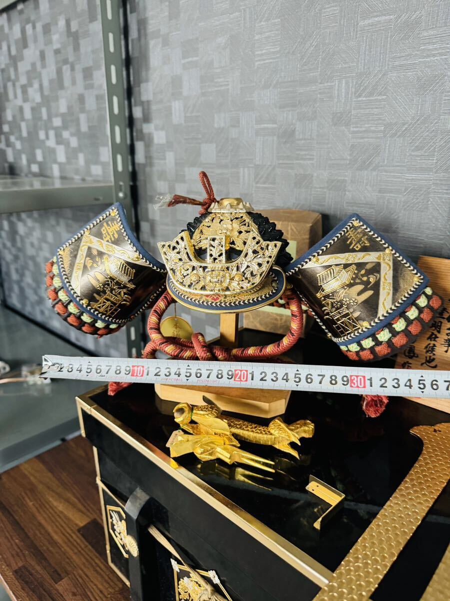 秀鳳作 鎧兜 兜飾り かぶと 五月人形 鎧 甲冑 置物 美術品 日本 秀鳳作 鎧兜 兜飾り かぶと 五月人形 鎧 甲冑 置物 美術品 日本