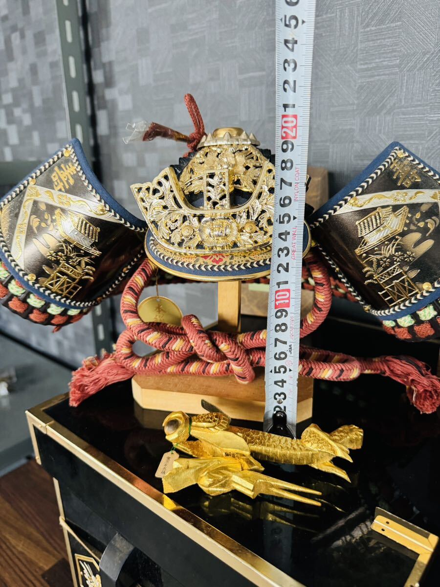 秀鳳作 鎧兜 兜飾り かぶと 五月人形 鎧 甲冑 置物 美術品 日本 秀鳳作 鎧兜 兜飾り かぶと 五月人形 鎧 甲冑 置物 美術品 日本