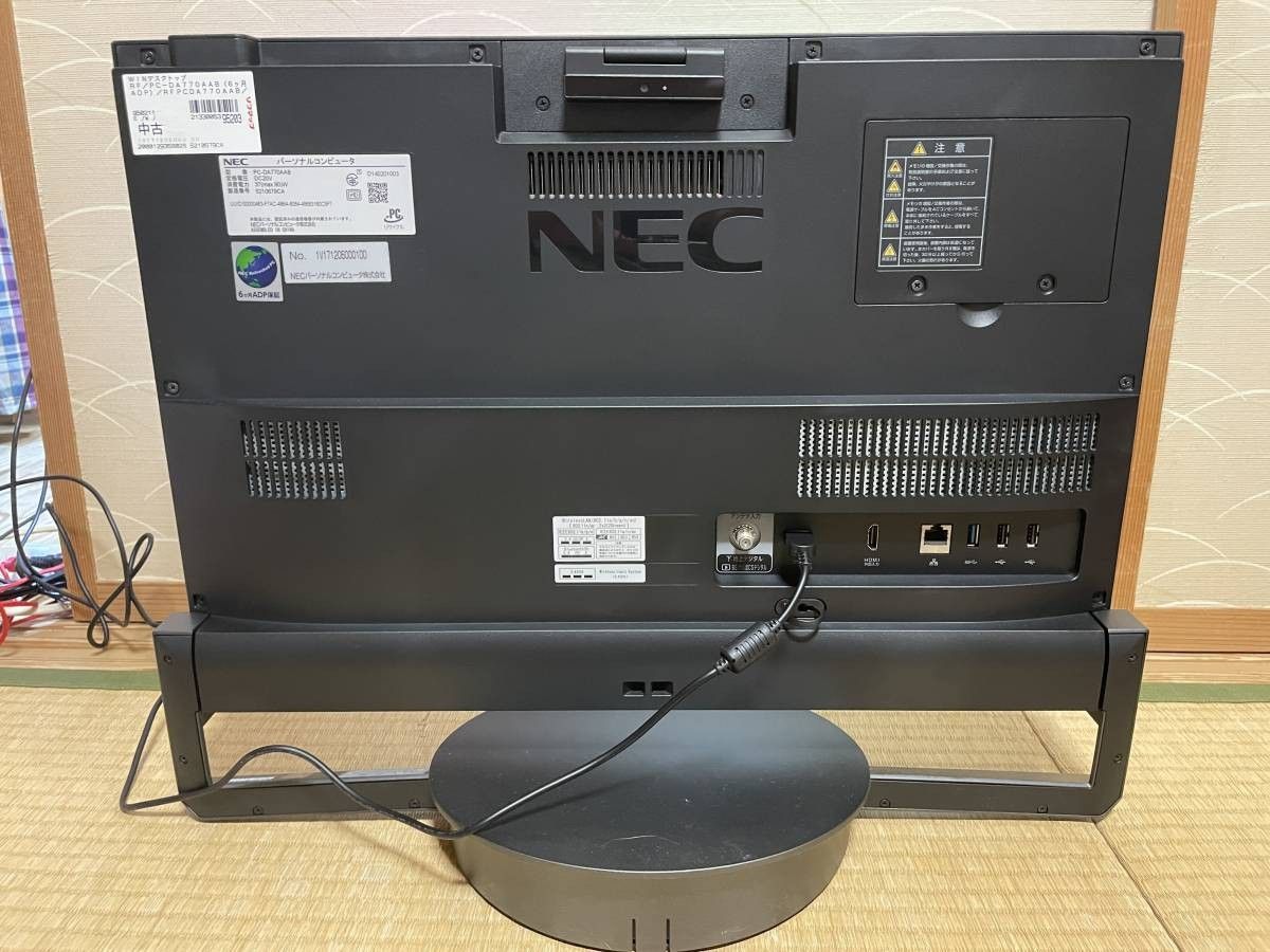 中古美品 NEC LaVie Desk All-in-one DA770/AAB PC-DA770AAB (i7 中古美品 NEC LaVie Desk All-in-one DA770/AAB PC-DA770AAB (i7