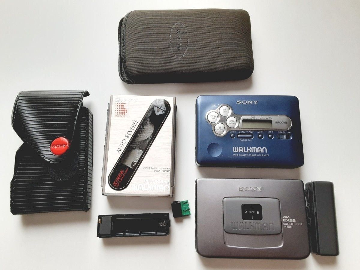 SONY カセットプレーヤー WALKMAN WM-R202/WM-FX877/ WM-EX88 SONY カセットプレーヤー WALKMAN WM-R202/WM-FX877/ WM-EX88