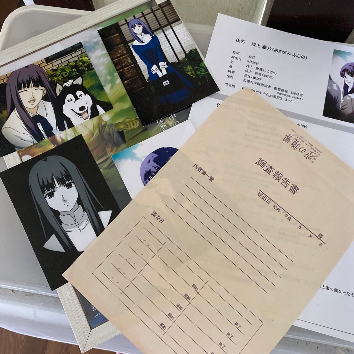 空の境界 コンプティーク 浅上藤乃 両儀式 森林保護 ポスター 空の境界 コンプティーク 浅上藤乃 両儀式 森林保護 ポスター