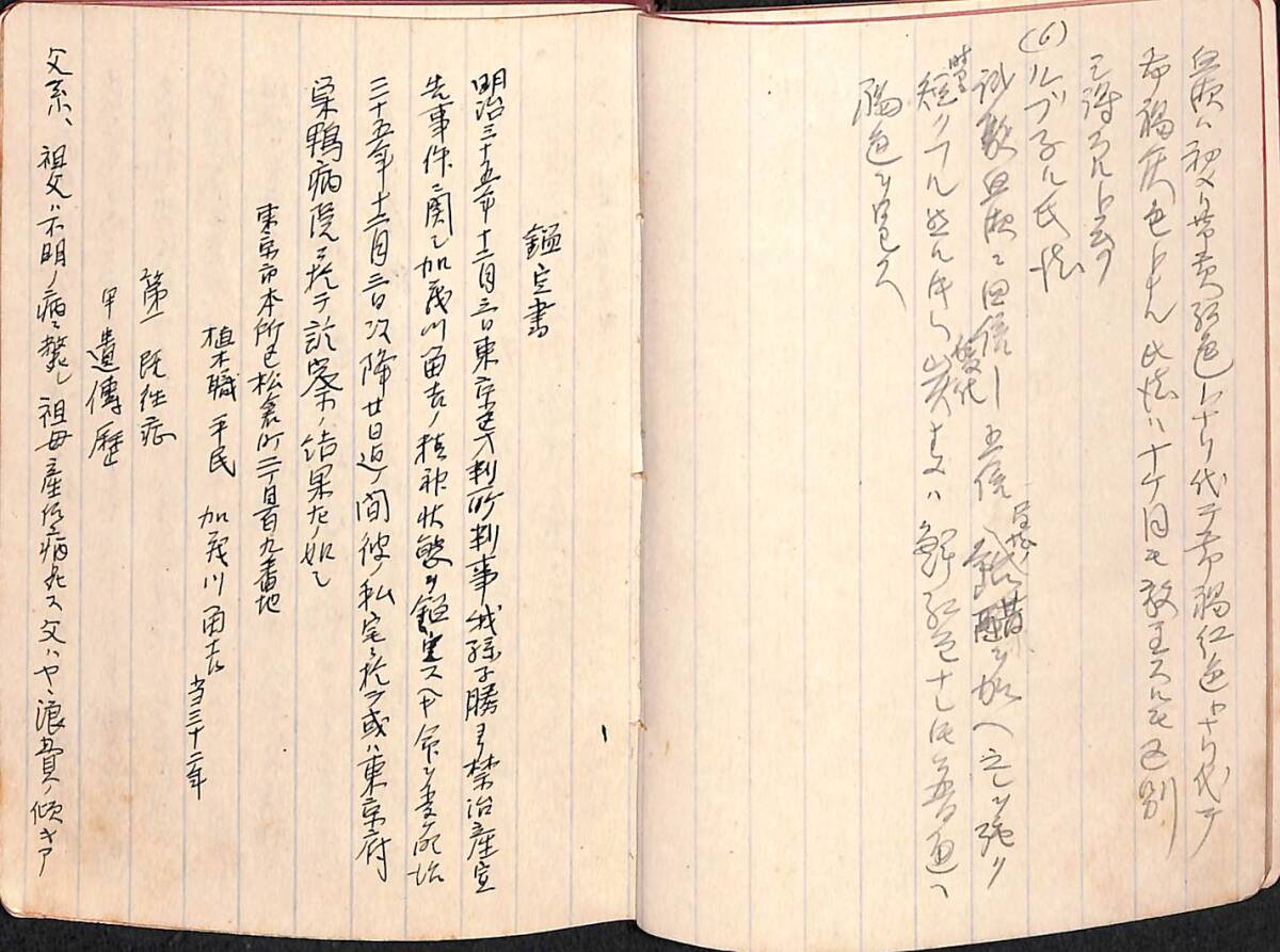 精神科医の手帳4冊 明治30年代と大正12~13年/巣鴨 精神科医の手帳4冊 明治30年代と大正12~13年/巣鴨
