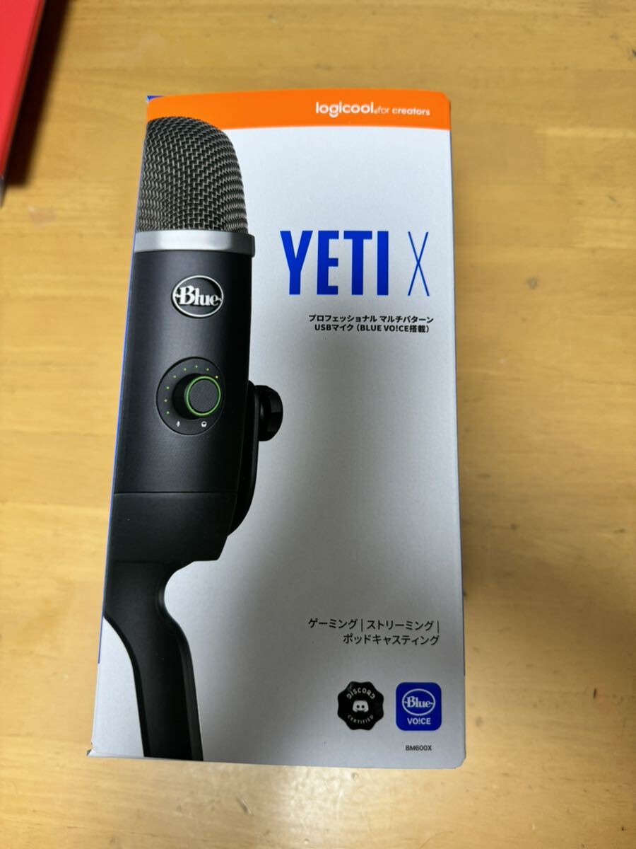 中古美品Logicool G Blue Yeti X ゲーミングマイクBM600X USB 中古美品Logicool G Blue Yeti X ゲーミングマイクBM600X USB