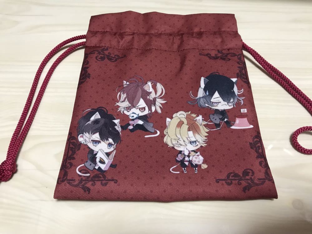 ナンジャ DIABOLIK LOVERS 巾着 無神 ユーマ アズサ ルキ コウ_画像1