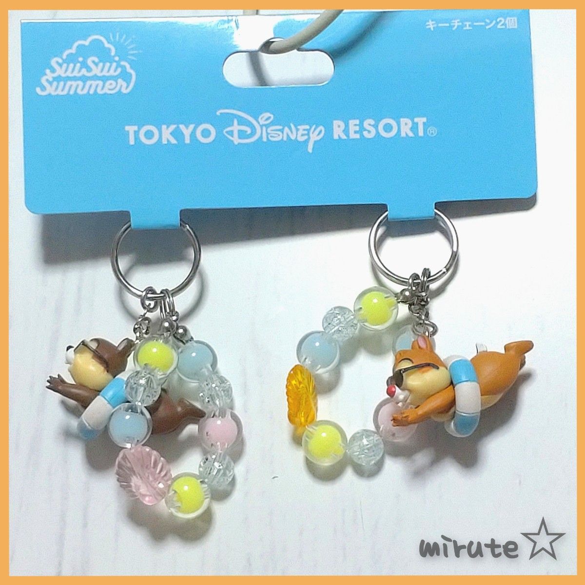 東京 ディズニー リゾート キーチェーン スイスイサマー チップ 東京 ディズニー リゾート キーチェーン スイスイサマー チップ