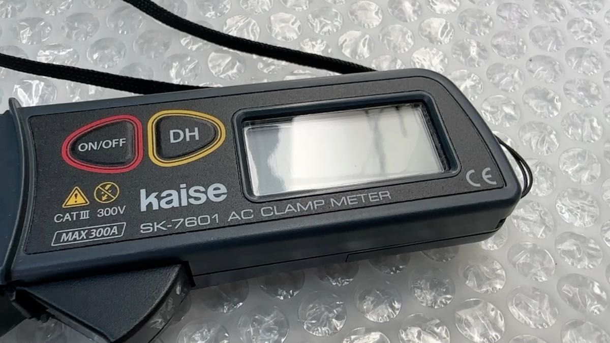 クランプメーター メーカー Kaise オートレンジ SK-7601 MAX300A クランプメーター メーカー Kaise オートレンジ SK-7601 MAX300A