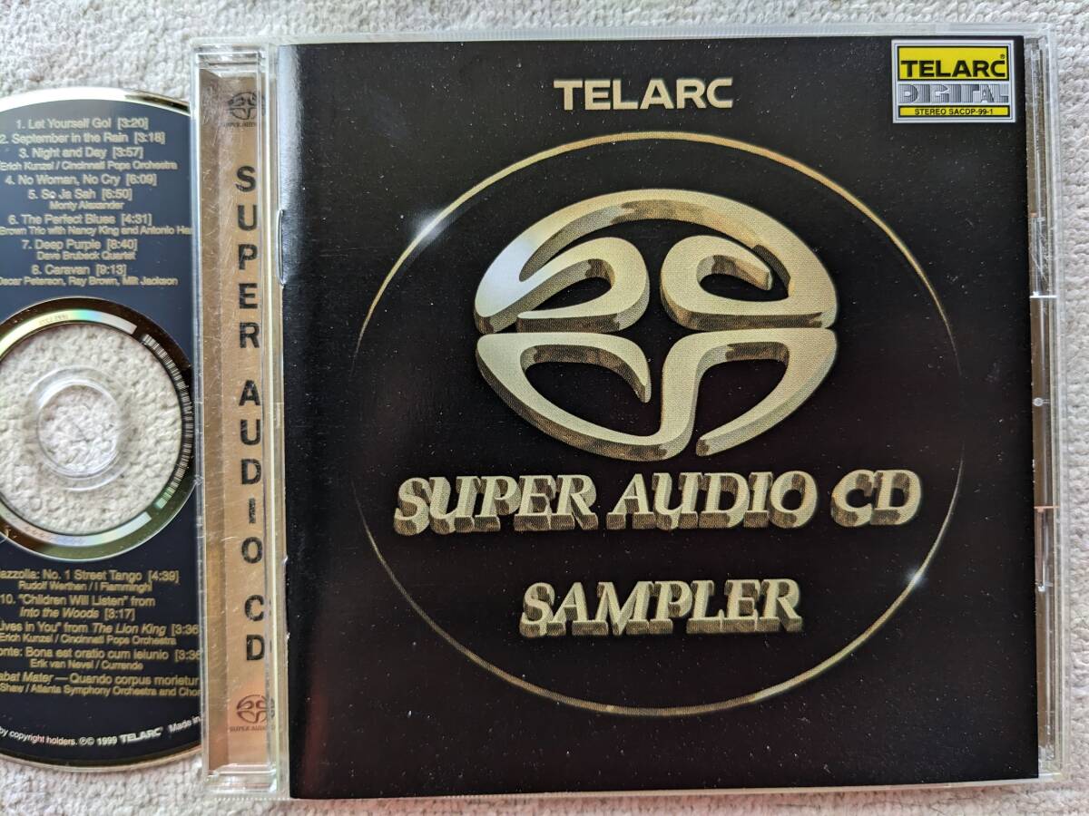 TELARC SACD SAMPLERテラーク●CD●デイヴ・ブルーベック モンティ・アレキサンダー ネルソン・リドル●SUPER AUDIOゴールドCD●●高音質！
