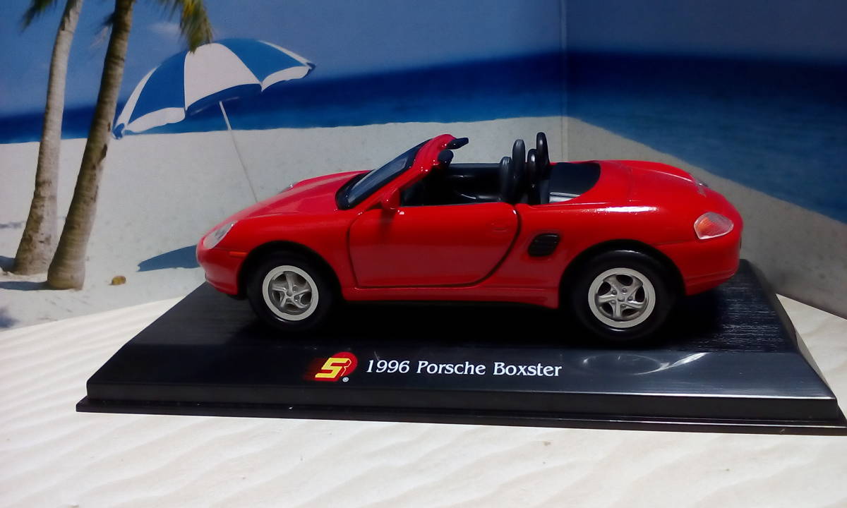 Porsche Boxster ポルシェ　ボクスター　青　赤　セット　1996年_画像2