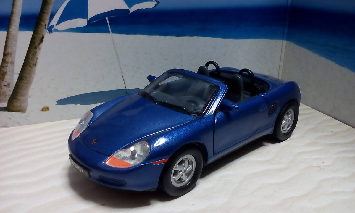 Porsche Boxster ポルシェ　ボクスター　青　赤　セット　1996年_画像6