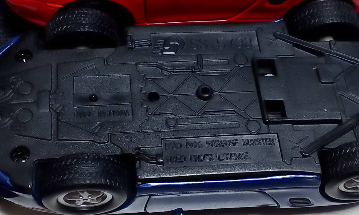 Porsche Boxster ポルシェ　ボクスター　青　赤　セット　1996年_画像9