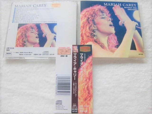国内盤帯付 / MARIAH CAREY / DYNAMIC LIVE / 1994年USAでのLIVE盤 Emotions, Hero 収録！ / マライアキャリー / セミオフィシャル盤_画像1