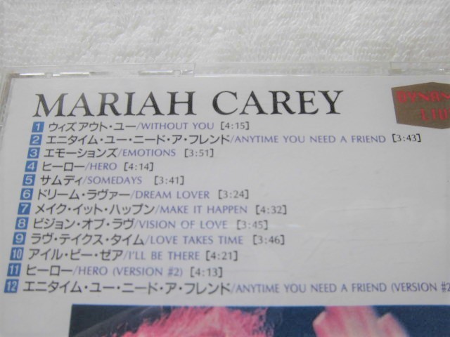 国内盤帯付 / MARIAH CAREY / DYNAMIC LIVE / 1994年USAでのLIVE盤 Emotions, Hero 収録！ / マライアキャリー / セミオフィシャル盤_画像3