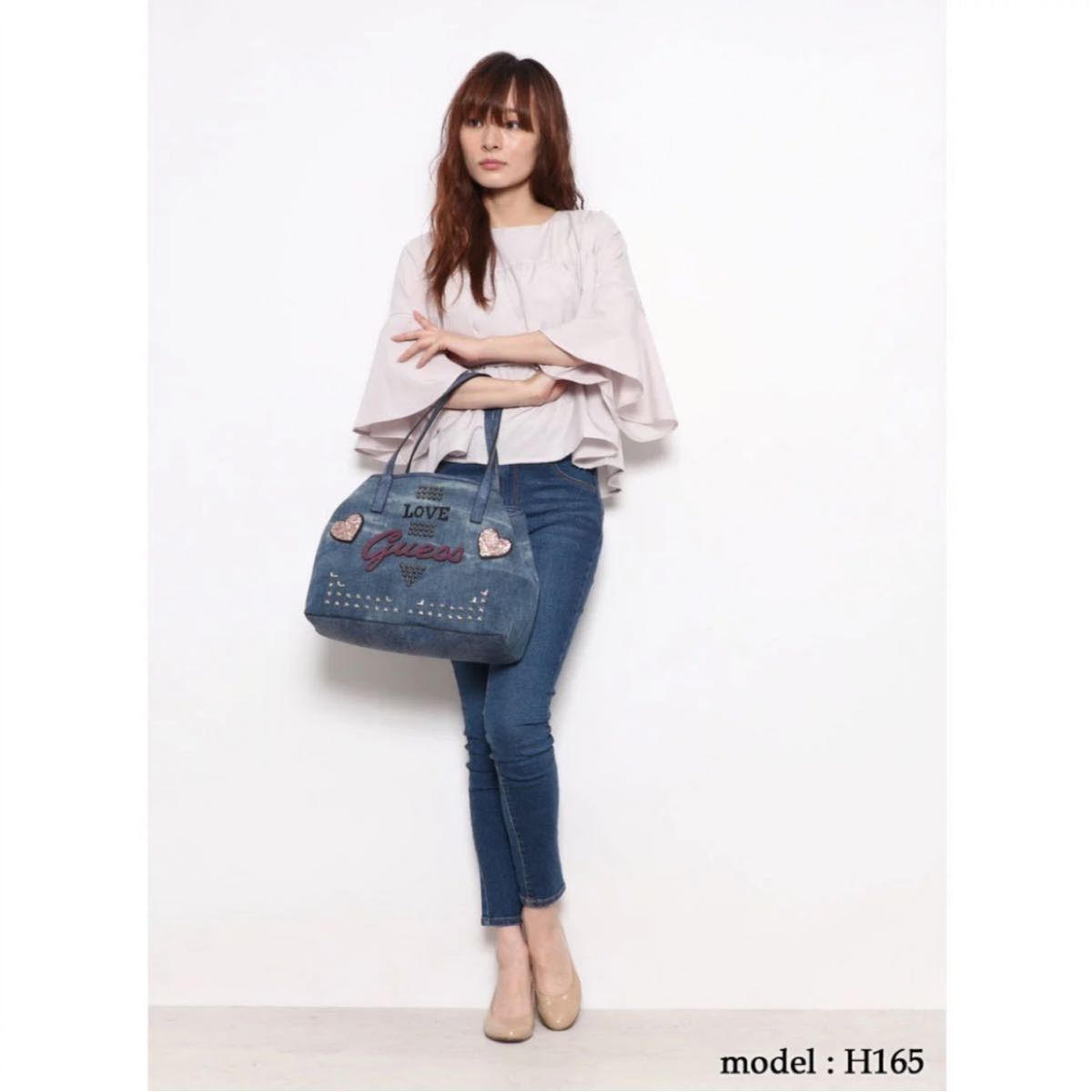 Guess トートバッグ デニム 刺繍 おまけ付き|Yahoo!フリマ(旧 Guess トートバッグ デニム 刺繍 おまけ付き|Yahoo!フリマ(旧