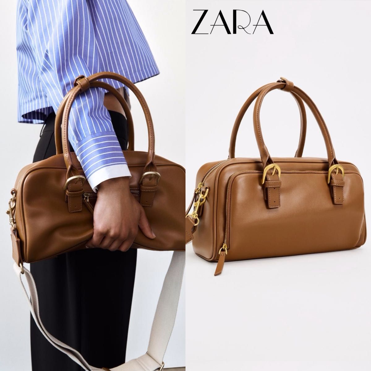 ZARA ジッパーボストンバッグ|Yahoo!フリマ(旧PayPayフリマ) ZARA ジッパーボストンバッグ|Yahoo!フリマ(旧PayPayフリマ)