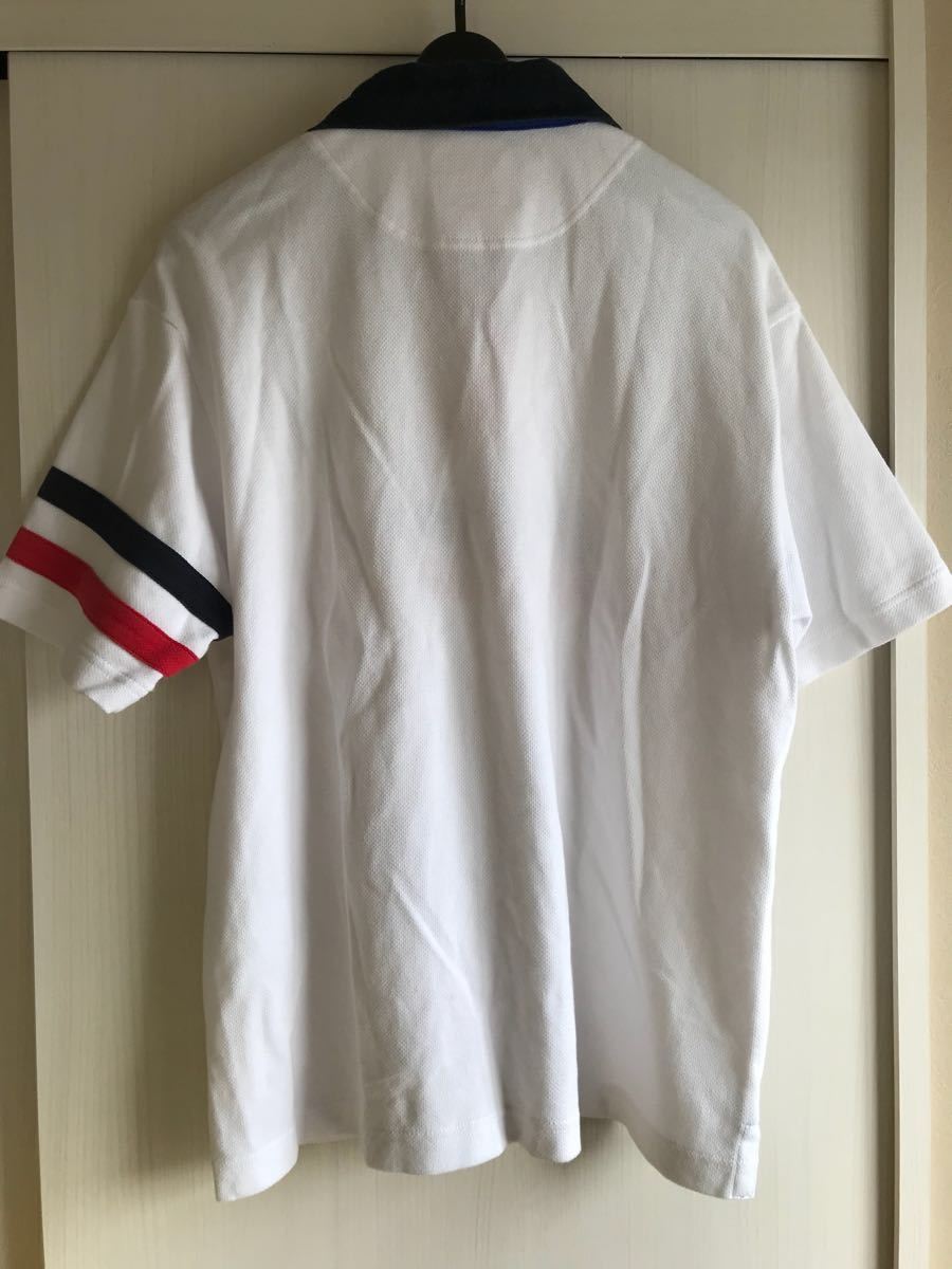 カンタベリー CANTERBURY 半袖 ポロシャツ ラガーシャツ メンズ Mサイズ ホワイト 白_画像3