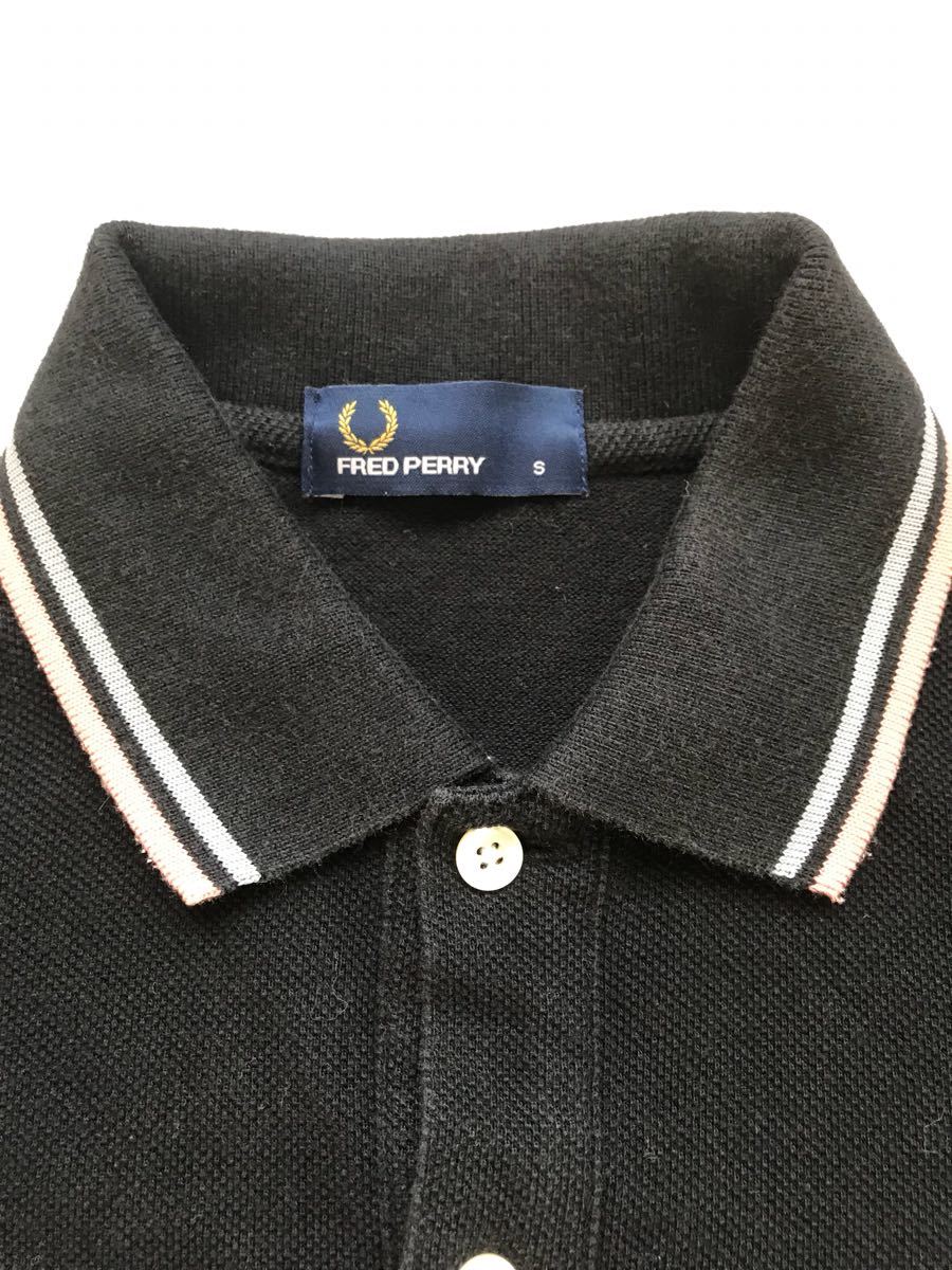  Fred Perry FRED PERRY polo-shirt with short sleeves men's S size clothes fashion deterioration goods 