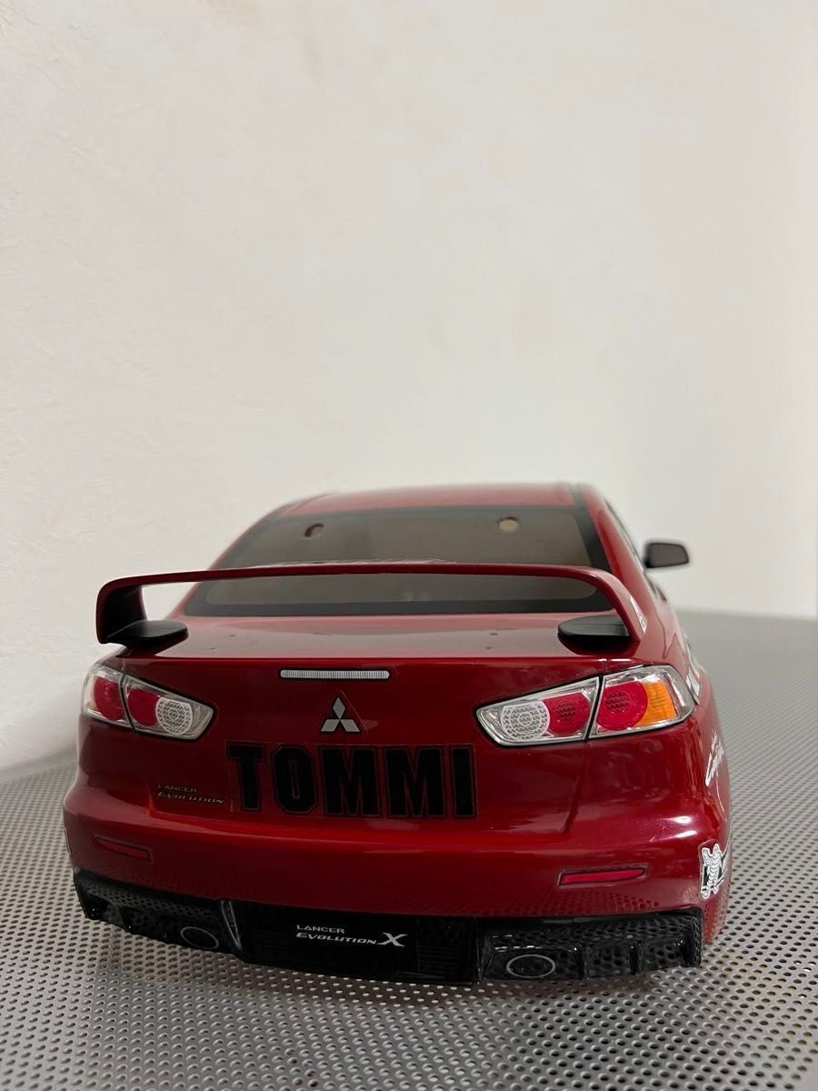 タミヤ 1/10RC ランエボXボディ(メーカー完成品) タミヤ 三菱 ランサー エボリューション X ボディ メーカー 塗装