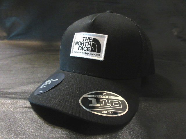 本物正規■ノースフェイス■メッシュ キャップ 110 Flex Fit Keep It ■黒/白■アメリカ限定■新品 JK3 ボックス ロゴ