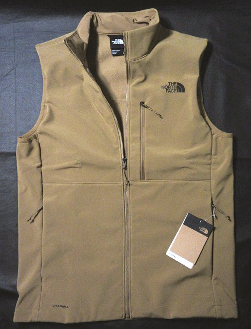 本物正規◆ノースフェイス◆ソフトシェル フリースベスト ストレッチ APEX BIONIC 3■S■UTILITY BROWN■新品■アメリカ限定/173/WINDWALL