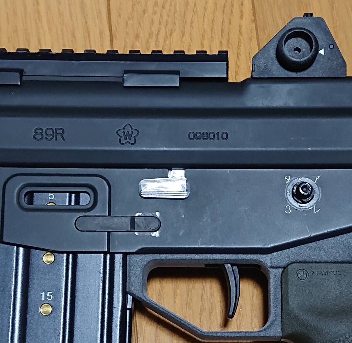 マルイ ガスブロ89式小銃用ボルトリリースレバー(カスタム上級者 マルイ ガスブロ89式小銃用ボルトリリースレバー(カスタム上級者