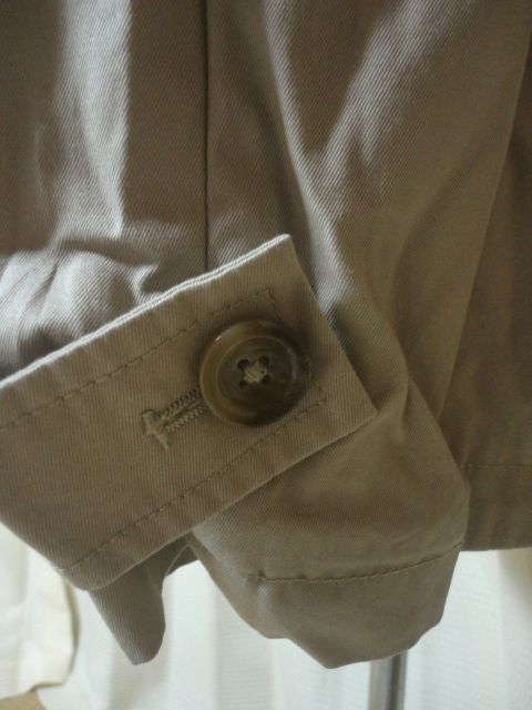 LANDS\'END Ran z end cotton 100% trench coat to wrench jacket S/P