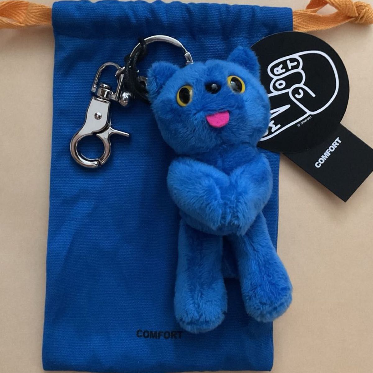 【新品未使用 タグ付き】コンフォート キーリング ブルー ピヨン 新品 COMFORT コンフォート ピヨン キーホルダー|Yahoo!フリマ