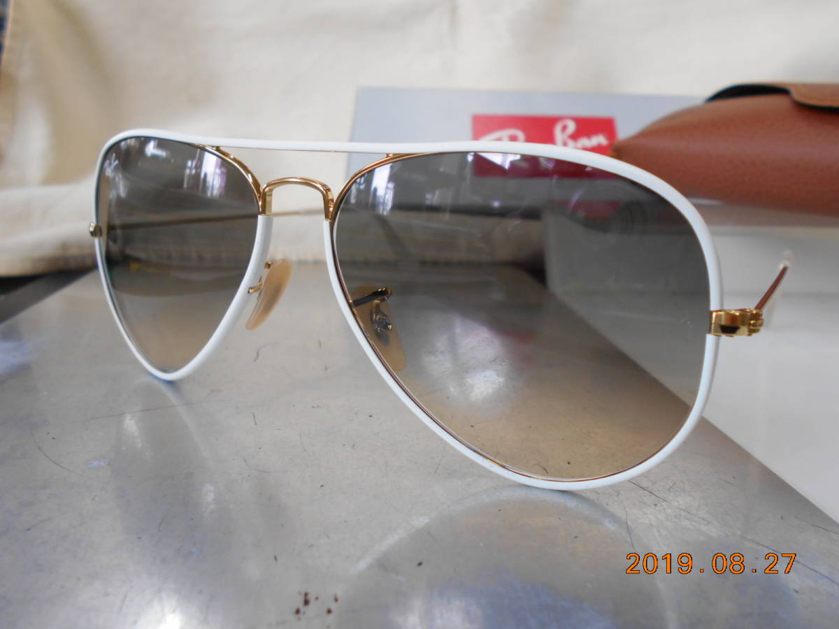  RayBan RayBan Teardrop sunglasses RB3025JM-146/32-58size stylish white 