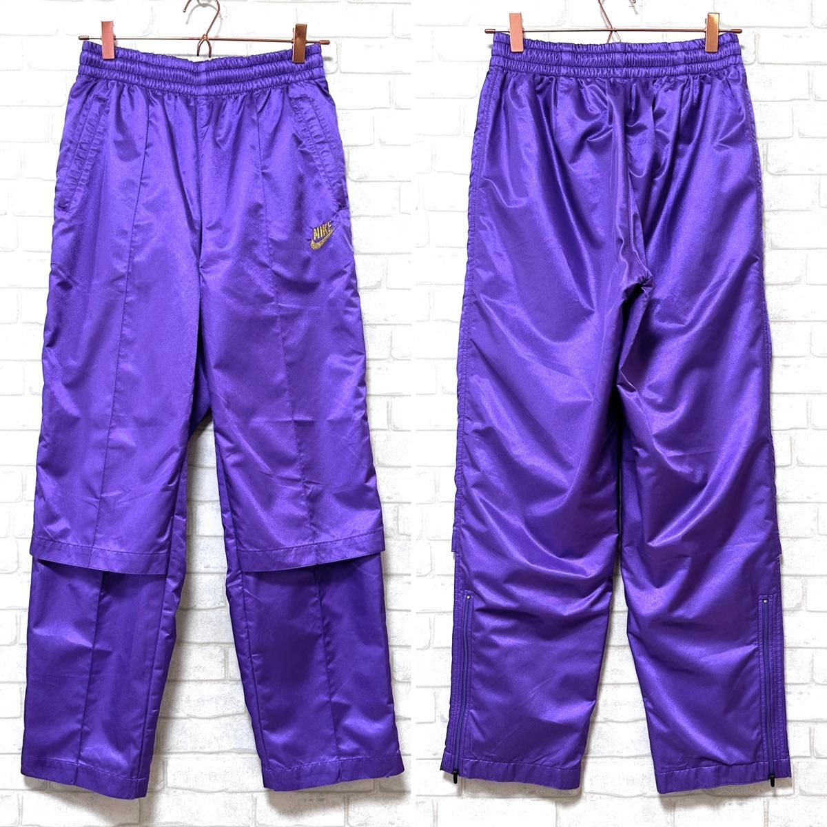 NIKE ナイキ 銀タグ 90's 美色 ナイロンパンツ トラックパンツ NIKE ナイキ 銀タグ 90's 美色 ナイロンパンツ トラックパンツ